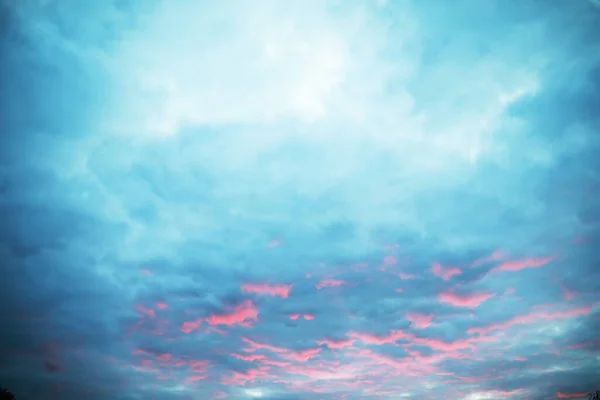 아름다운 색깔의 구름과 — 스톡 사진