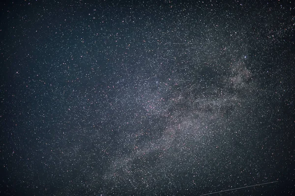 Ciel Dans Nuit Avec Des Étoiles Planètes Comètes — Photo