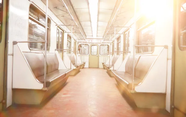 Subway Car Empty Seats Empty Subway Car — Stock Photo, Image