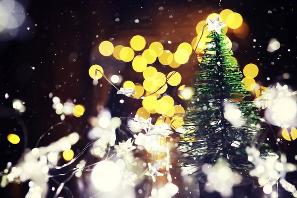 Natal Ano Novo Espaço Cópia Fundo Feriado Fundo Férias Inverno — Fotografia de Stock