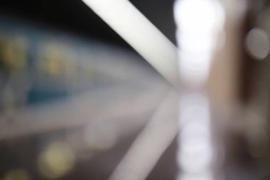 Boş koltuklu metro vagonu. Boş metro vagonu.