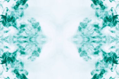 Sudaki boya arkaplanı. Puff 'lar suya boya yapar. Sudaki boyanın çözülmesi. Su kirliliği. Sanat yaratıcılığı kavramı.