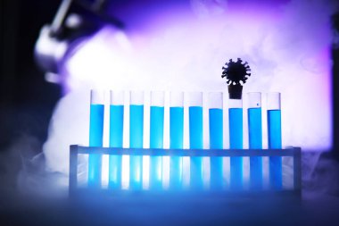 Test tüpü yeni sıvı çözelti potasyum mavisi taşar. Analiz reaksiyonu için çeşitli reaksiyonlar kullanılır. 
