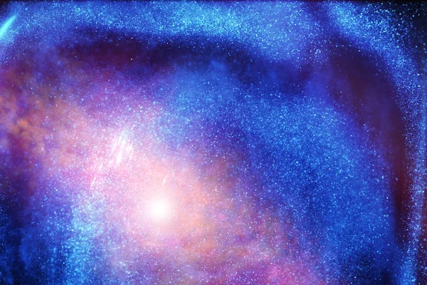 Astronomische Aufnahme Des Universums Einer Fernen Galaxie Mit Nebel Und — Stockfoto