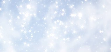 mavi kar yağışı bokeh arkaplan, soyut kar tanesi arkaplan bulanık soyut blu