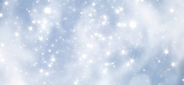 mavi kar yağışı bokeh arkaplan, soyut kar tanesi arkaplan bulanık soyut blu