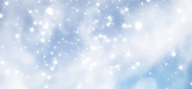 mavi kar yağışı bokeh arkaplan, soyut kar tanesi arkaplan bulanık soyut blu