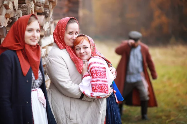 Antik Gelenek Kavramı Slav Karnavalı Ayinler Danslar Falcılık Avrupa Slavlarının — Stok fotoğraf