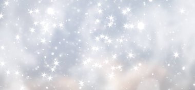 mavi kar yağışı bokeh arkaplan, soyut kar tanesi arkaplan bulanık soyut blu