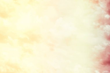 Bulutlu gökyüzü manzarası Pastel renkler