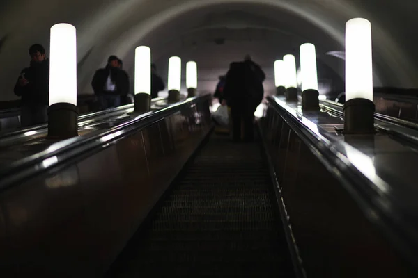 Voiture Métro Avec Sièges Vides Voiture Métro Vide — Photo