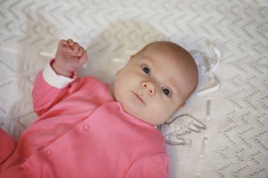 Avrupa görünüm bir güzel bir çocuğun yakın çekim portre