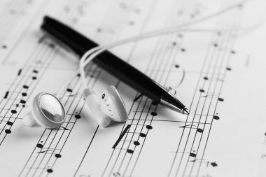 Notalar birkaç aksesuarları ile