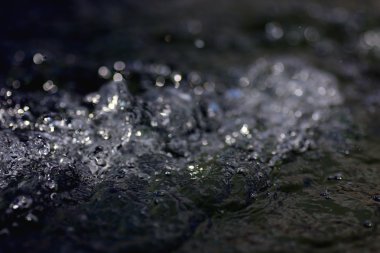 doku su kabarcıkları yakın çekim ile