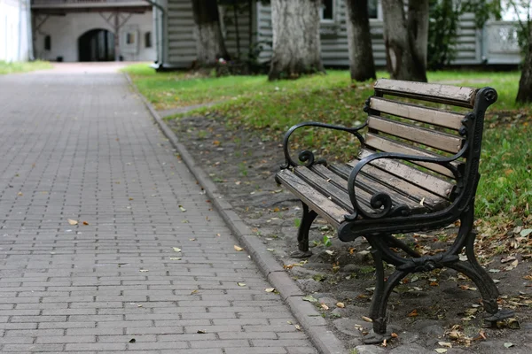 Banc en fer forgé — Photo