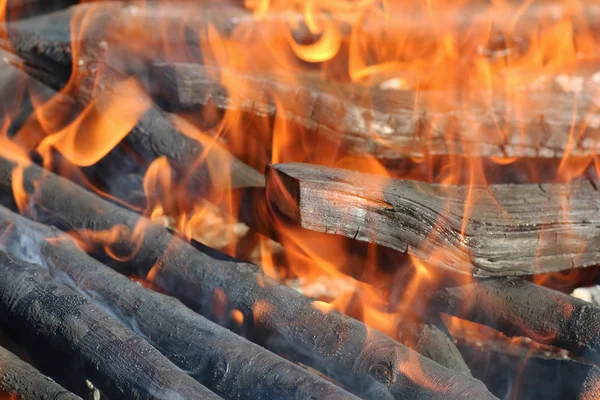 Fire wood background firewood — Stock Photo, Image