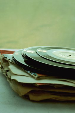Retro vinil kayıtlar