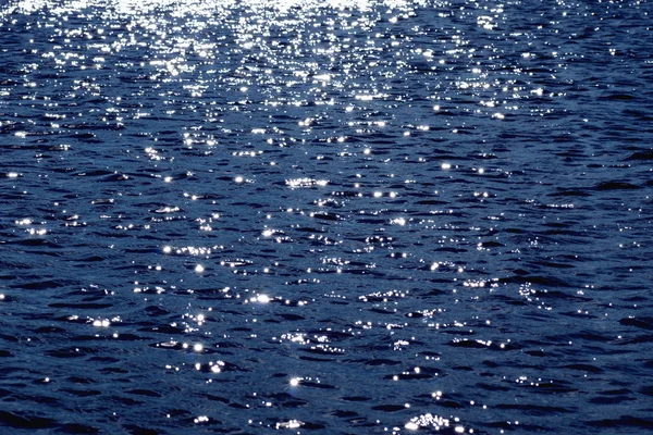 Textura agua ondulaciones lago — Foto de Stock