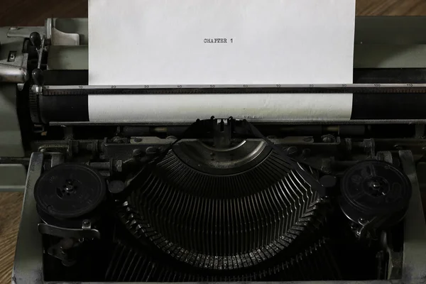 Retro írógéppel levelet papír — Stock Fotó