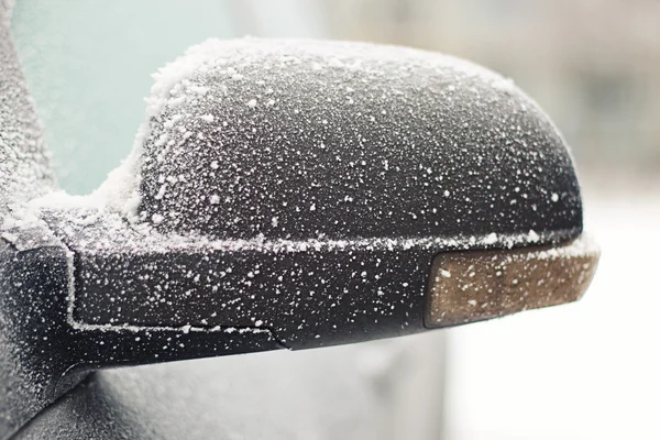 Araba frost kış — Stok fotoğraf