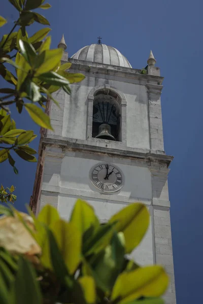 Blick Auf Einen Glockenturm Die Kathedrale Der Stadt Aveiro Portugal — Stockfoto