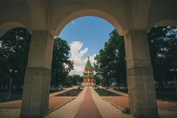 Präsentation Der Jesuskind Kirche Tiraspol Der Hauptstadt Von Transnistrien Einem — Stockfoto