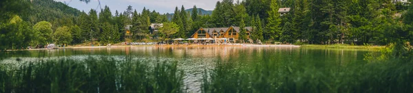 Mooie Groene Alpine Meer Van Jasna Kranjska Gora Een Goede — Stockfoto