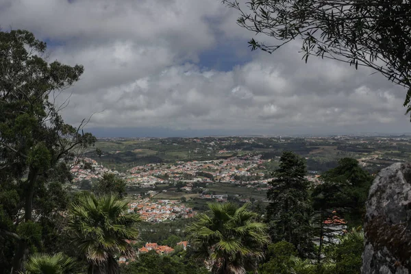 Portekiz Deki Sintra Dan Vadilere Kadar Görünürde Kale Yok — Stok fotoğraf
