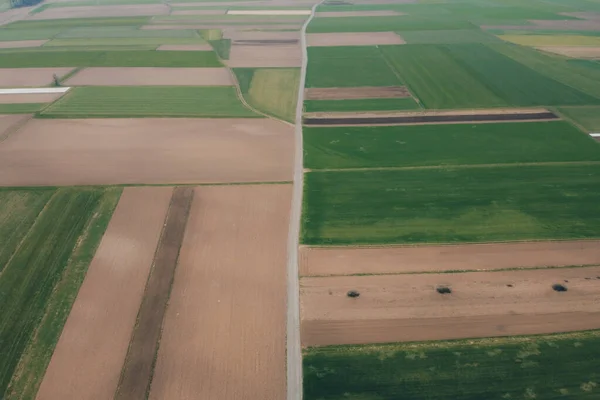 Gübre Gübre Ile Kaplı Farklı Alanların Dikey Fotoğrafı Üzerinde Gübre — Stok fotoğraf