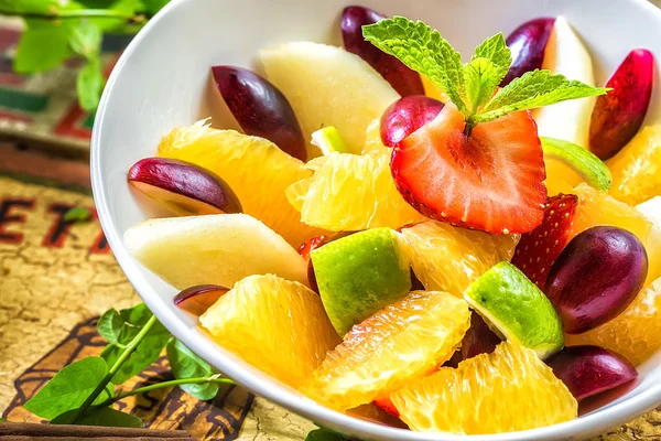 Salad buah desser lezat — Stok Foto