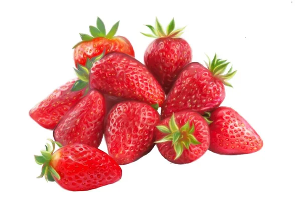 Aardbeien Fruit Zoetheid Zomer — Stockfoto