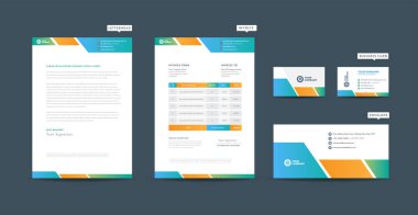 Şirket İşletme Markası Kimlik Tasarımı veya Kırtasiye Tasarımı Letterhead İş Kartı Zarfı Zarfı Girişim Tasarımı Tasarımı