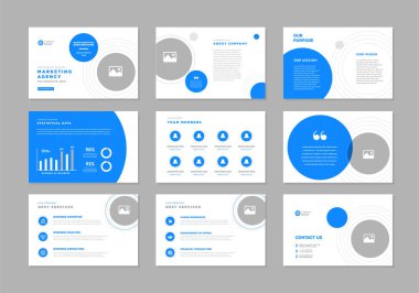 İş Sunumu Broşürü Kılavuzu Tasarımı veya Powerpoint Kaydırma Şablonu veya Satış Kılavuzu Kaydırma Sürücüsü