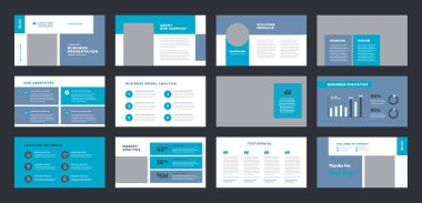 İş Sunumu Broşürü Kılavuzu Tasarımı veya Powerpoint Kaydırma Şablonu veya Satış Kılavuzu Kaydırma Sürücüsü