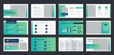 İş Sunumu Broşürü Kılavuzu Tasarımı veya Powerpoint Kaydırma Şablonu veya Satış Kılavuzu Kaydırma Sürücüsü