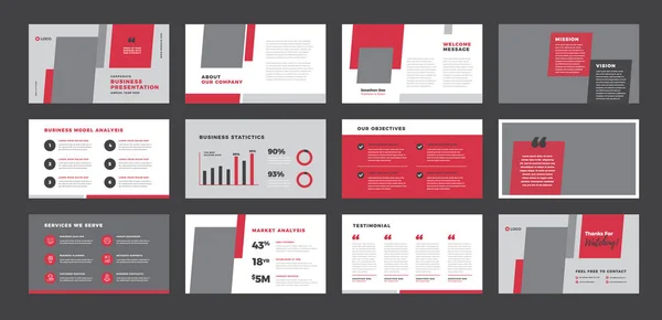 Бізнес Презентації Дизайну Або Powerpoint Slide Шаблон Або Посібник Продажу — стоковий вектор