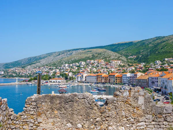 Місто Зенґґ Хорватії Портом — стокове фото