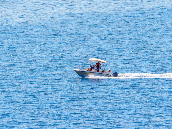 Mit Dem Boot Meer Von Kroatien — Stockfoto