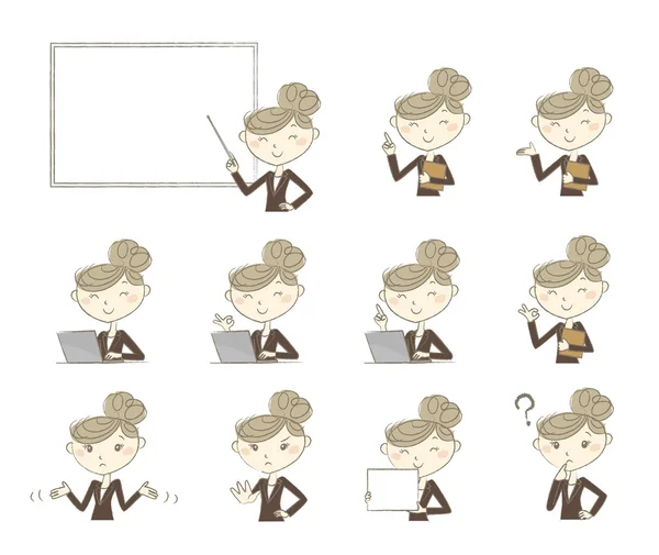 Dizi pozlar ve duygular, iş kadınları