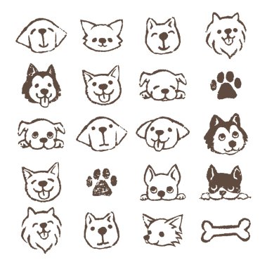 köpek Icon set