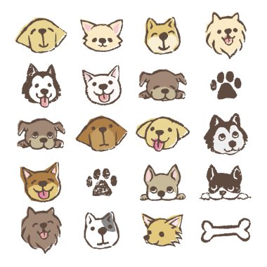 köpek Icon set