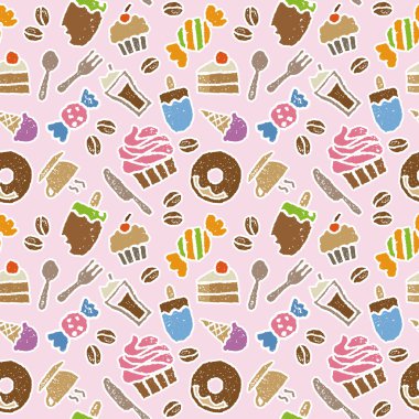 Renkli tatlılar Seamless Modeli