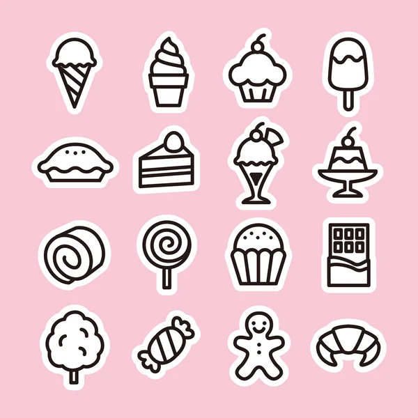 Sweets icon — Stock Vector