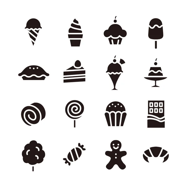 Icono dulces — Vector de stock