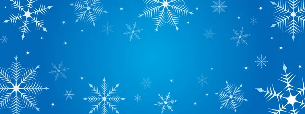 クリスマス雪の結晶の背景イラスト — ストックベクタ