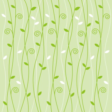 Yeşil sarmaşık deseni