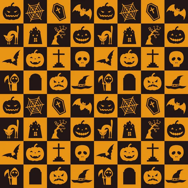 Halloween mönster — Stock vektor