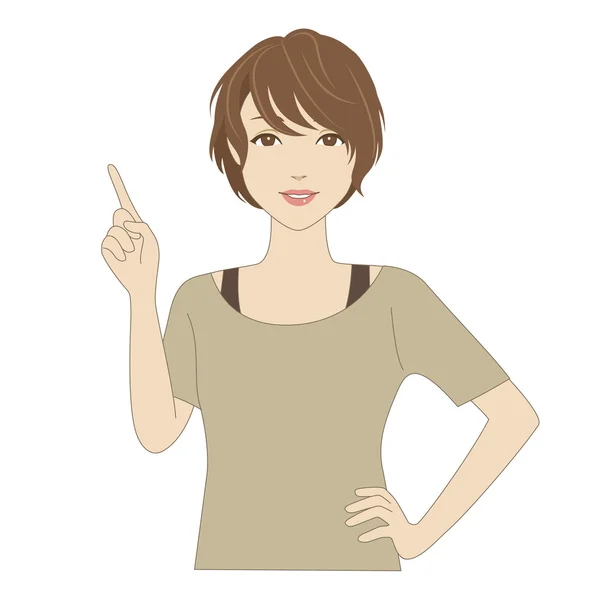 gülümseyen kadın yukarı dönük