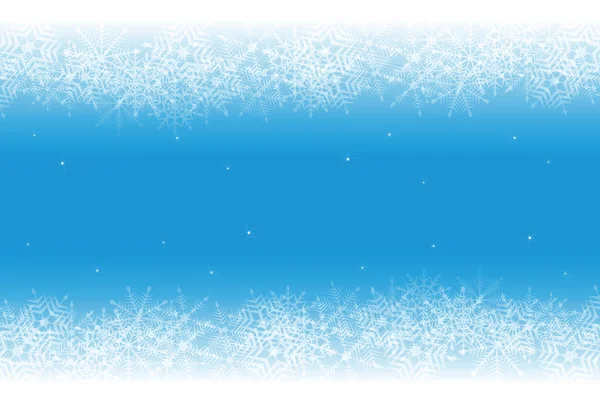 Weihnachten Schneeflocke Hintergrund Illustration — Stockvektor