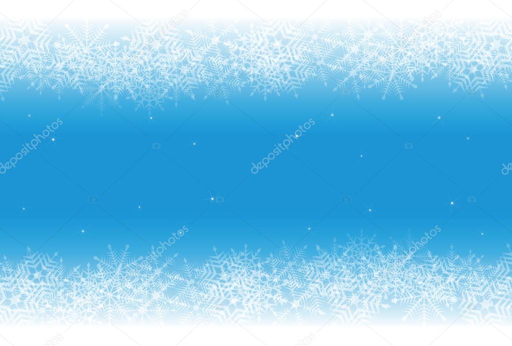 Christmas snowflake background illustration